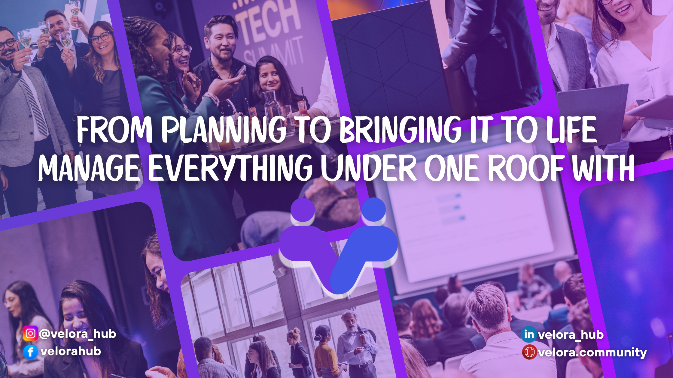 From Planning to bringing it to life, Manage everything under one roof with Velora!